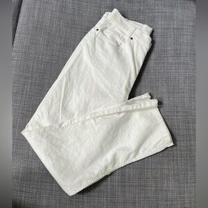 Bullock & Jones Men’s Off White Linen & Cotton Blend Pants 33/34